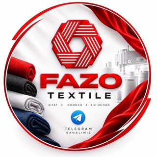 Telegram profile photo for Fazo textile (Rasmiy)