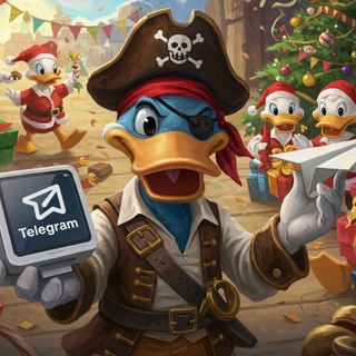 Telegram group profile photo for Duck Pirates Community 🏴☠️