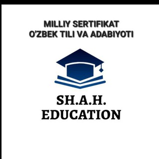 Telegram profile photo for O'ZBEK TILI VA ADABIYOTI | MILLIY SERTIFIKAT TAYYORLOV