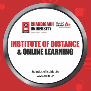 Telegram profile photo for Chandigarh University (Institute of Distance and Online Learning)
