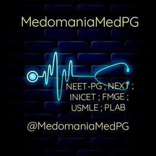Telegram profile photo for MedomaniaMedPG PYQ's