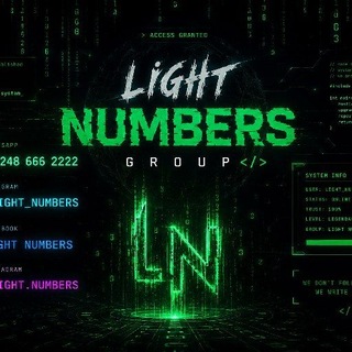 Telegram profile photo for The light numbers