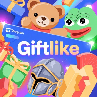 Telegram profile photo for GiftLike | БОНУС ТУТ 🎁