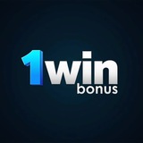 Telegram profile photo for 1win bonus