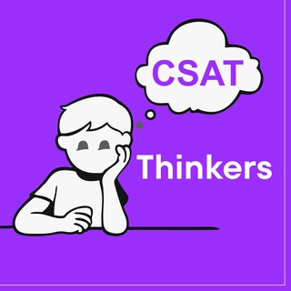 Telegram profile photo for CSAT Thinkers