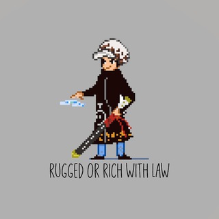 Telegram profile photo for rugged or rich with law