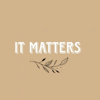 Telegram profile photo for It matters