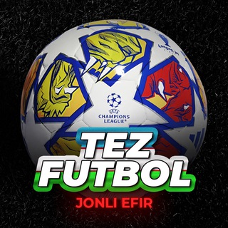 Telegram profile photo for TEZ FUTBOL | JONLI EFIR