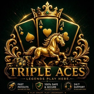 Telegram profile photo for TRIPLE ACES