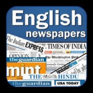 Telegram profile photo for All English Newspapers