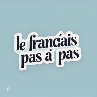 Telegram profile photo for Le français pas à pas