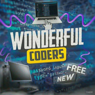 Telegram profile photo for WonderfulCoders | ⎙