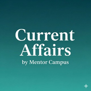 Telegram profile photo for CURRENT AFFAIR BY MANTOR CAMPUS