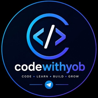 Telegram profile photo for CodeWithYob