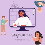 Telegram profile photo for Study with Hala 💯