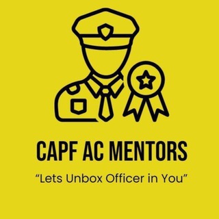 Telegram profile photo for CAPF AC MENTORS ™ ©