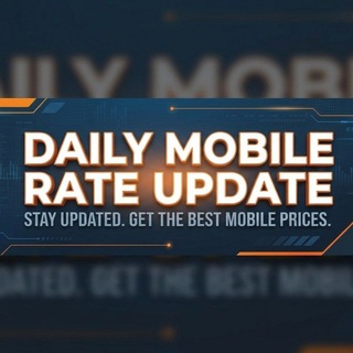Telegram profile photo for Daily Mobile Rate Update🔥