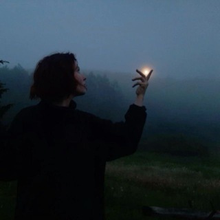 Telegram profile photo for suffering from light