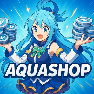Telegram profile photo for AquaShop | V-Bucks & Fortnite Packs