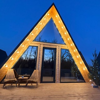 Telegram profile photo for ГЛЭМПИНГ 🏕️ Лука Вилладж /дом в аренду/ дом на Новый год