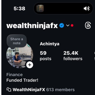 Telegram profile photo for WealthNinjaFX