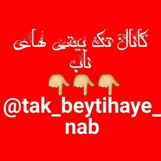 Telegram profile photo for تک بیتی های ناب