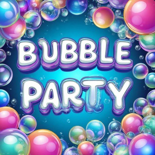 Telegram profile photo for Bubble party 🫧🍿