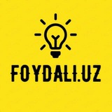 Telegram profile photo for FOYDALI.UZ (original)