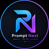 Telegram profile photo for 𝗣𝗿𝗼𝗺𝗽𝘁 𝗡𝗲𝘀𝘁 | 𝐀𝐈 خدمات