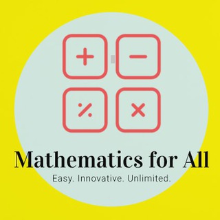 Telegram profile photo for Mathematics for All
