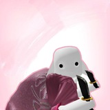 Telegram profile photo for dog in a dress