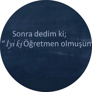 Telegram profile photo for Öğretmen Dayanışma ve Paylaşım Grubu