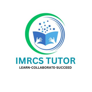 Telegram profile photo for IMRCS TUTOR - ✍️Learn | 🤝Collaborate | 👍Succeed