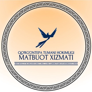 Telegram profile photo for Qo’rg’ontepa tuman hokimligi matbuot xizmati (lotin alifbosida)
