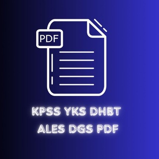 Telegram profile photo for KPSS YKS DHBT PDF