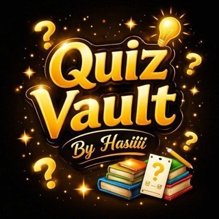 Telegram profile photo for QuizVault by Hasiii✍️
