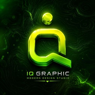 Telegram profile photo for iQ logo | طراحی لوگو