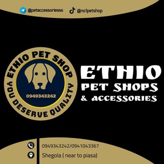 Telegram group profile photo for Ethio Pet shop and accessories 🦮🦮