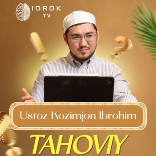 Telegram group profile photo for TAHOVIY AQIDASI | Kozimjon Ibrohim bilan