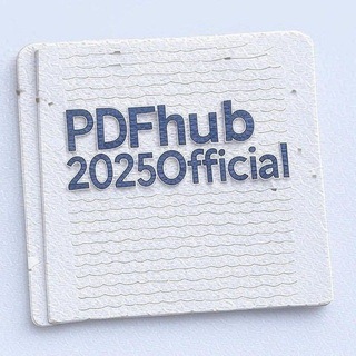 Telegram profile photo for PDF HUB