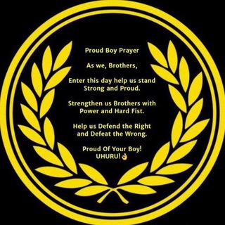 Telegram profile photo for Michiana Proud Boy channel