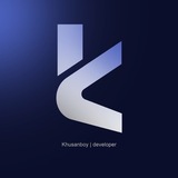Telegram profile photo for khusan dev