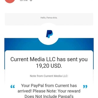 Telegram profile photo for PayPal money apps