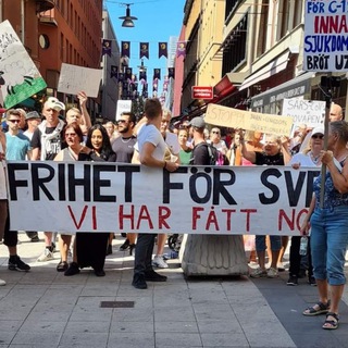 Telegram group profile photo for Manifestationer i Sverige