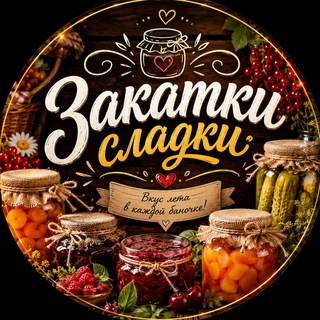Telegram profile photo for Закатки сладки 🍅 Консервация | Закатки на зиму