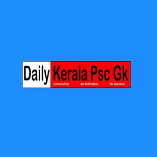 Telegram profile photo for Daily Kerala Psc Gk