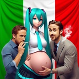 Telegram profile photo for Pregnant Hatsune Miku