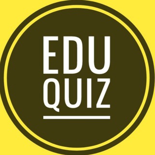 Telegram profile photo for EDU QUIZ ✔︎