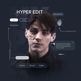 Telegram profile photo for HYPER EDIT
