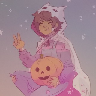 Telegram profile photo for Цветочек Флауи 🌼 (Хеллоуин 🎃 и день вп)